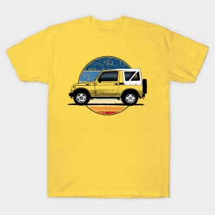 My drawing of the classic Japanese all-terrain 4x4 T-Shirt